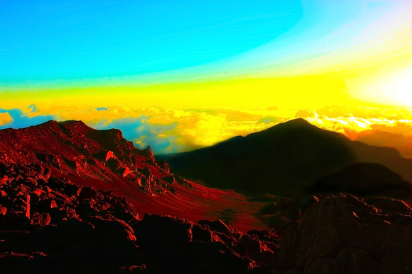 "Haleaka Sunrise" Maui Hawaii National Park Observatory
