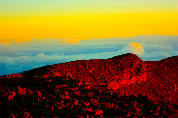 "Heaven & Earth" from on top of Mt. Haleakala, Maui Hawaii